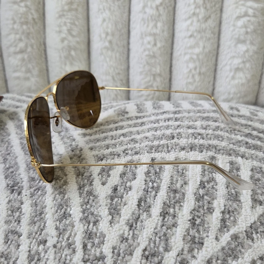 VINTAGE RAY BAN B&L B15 TOP-GRADIENT MIRRORED  AVIATOR SUNGLASSES‎
